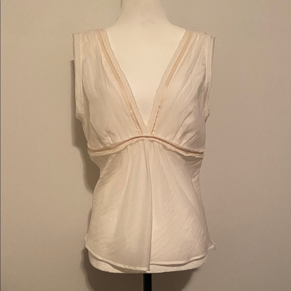 Hugo Boss Ivory Fabric Accent